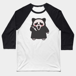 Scream Cat Baseball T-Shirt